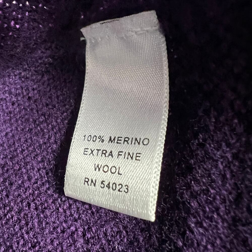 Banana Republic Purple Shawl Collar Buttoned Cardigan - Picture 8 of 9